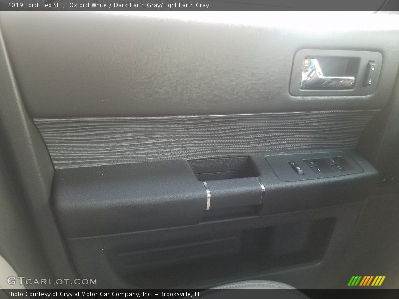 Oxford White / Dark Earth Gray/Light Earth Gray 2019 Ford Flex SEL