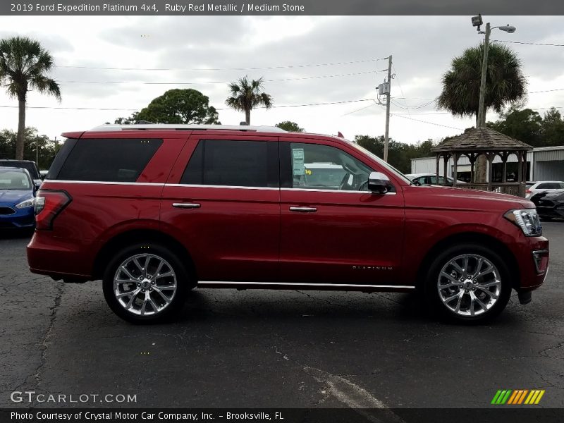 Ruby Red Metallic / Medium Stone 2019 Ford Expedition Platinum 4x4