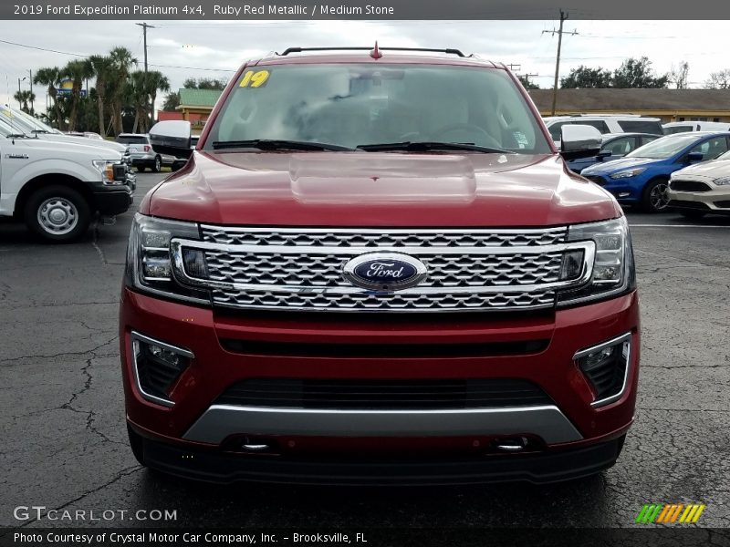 Ruby Red Metallic / Medium Stone 2019 Ford Expedition Platinum 4x4