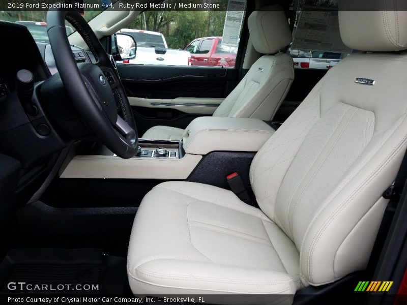 Front Seat of 2019 Expedition Platinum 4x4