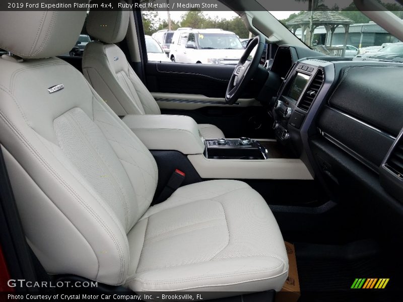 Front Seat of 2019 Expedition Platinum 4x4