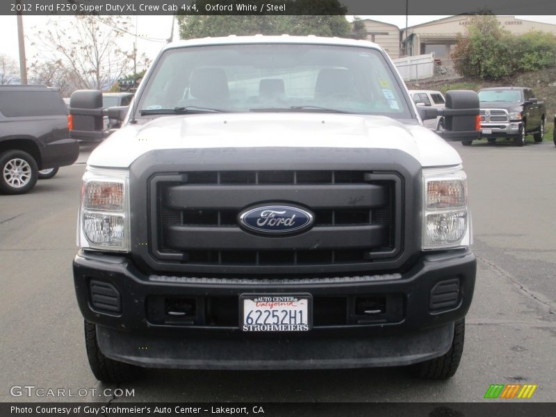Oxford White / Steel 2012 Ford F250 Super Duty XL Crew Cab 4x4