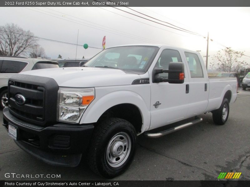 Oxford White / Steel 2012 Ford F250 Super Duty XL Crew Cab 4x4