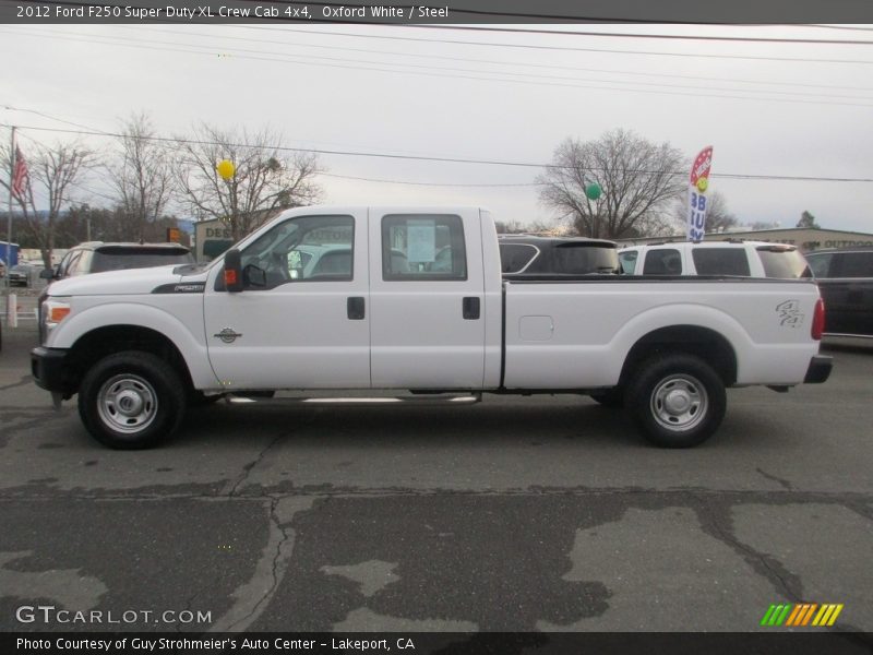 Oxford White / Steel 2012 Ford F250 Super Duty XL Crew Cab 4x4