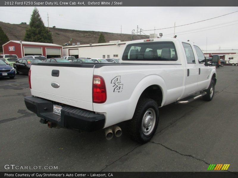 Oxford White / Steel 2012 Ford F250 Super Duty XL Crew Cab 4x4