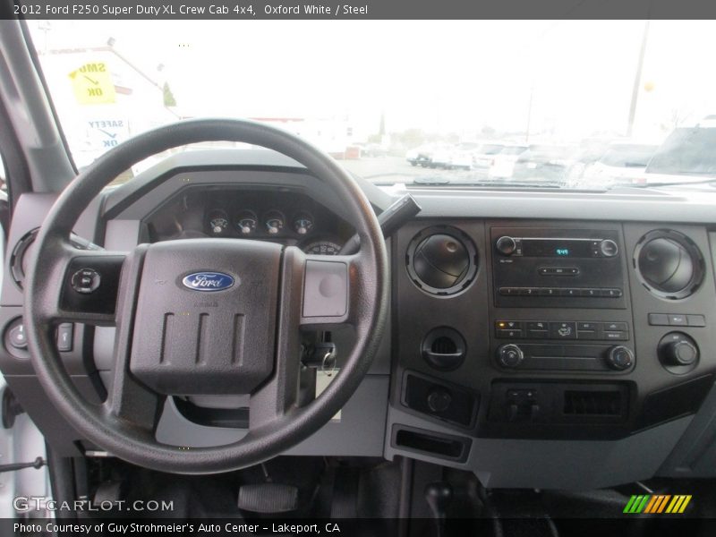 Oxford White / Steel 2012 Ford F250 Super Duty XL Crew Cab 4x4