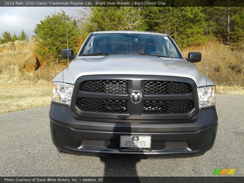 Bright Silver Metallic / Black/Diesel Gray 2019 Ram 1500 Classic Tradesman Regular Cab