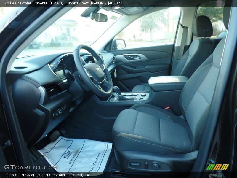 Havana Brown Metallic / Jet Black 2019 Chevrolet Traverse LT AWD