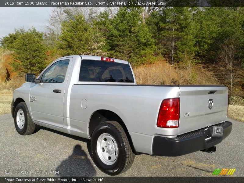Bright Silver Metallic / Black/Diesel Gray 2019 Ram 1500 Classic Tradesman Regular Cab