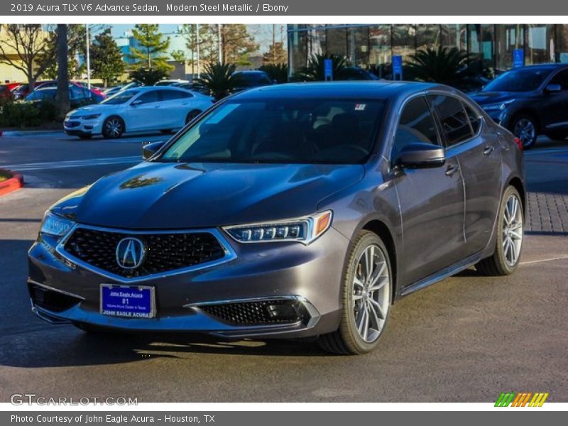 Modern Steel Metallic / Ebony 2019 Acura TLX V6 Advance Sedan