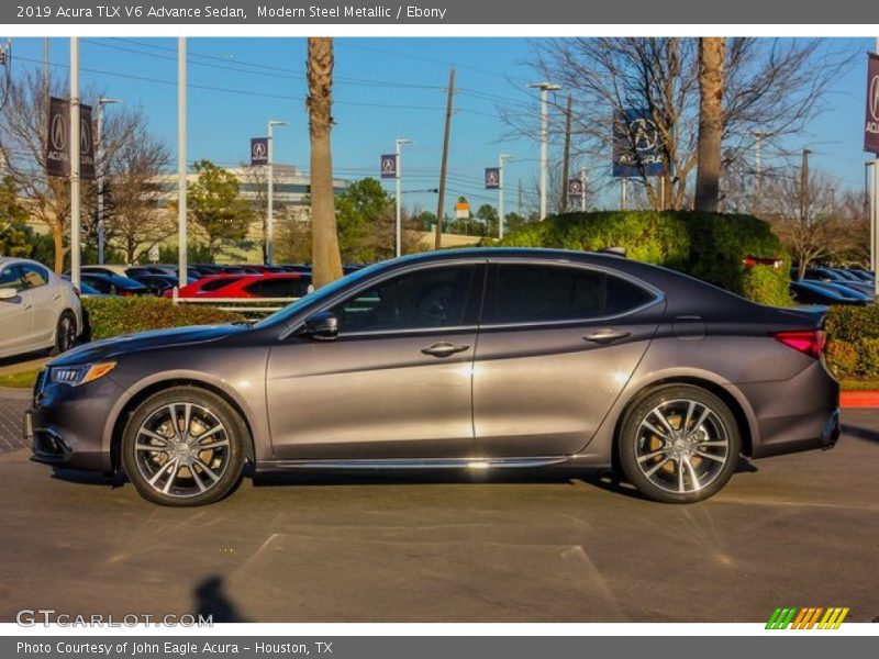 Modern Steel Metallic / Ebony 2019 Acura TLX V6 Advance Sedan