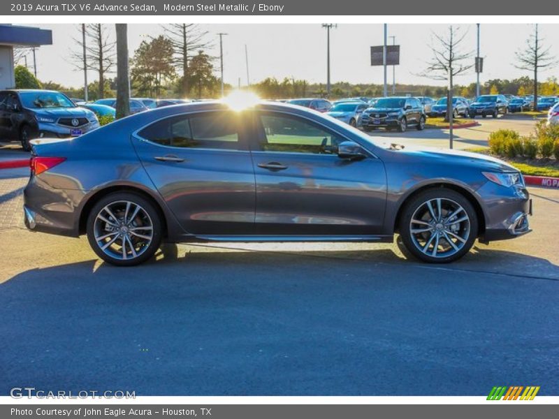 Modern Steel Metallic / Ebony 2019 Acura TLX V6 Advance Sedan