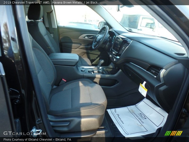 Havana Brown Metallic / Jet Black 2019 Chevrolet Traverse LT AWD