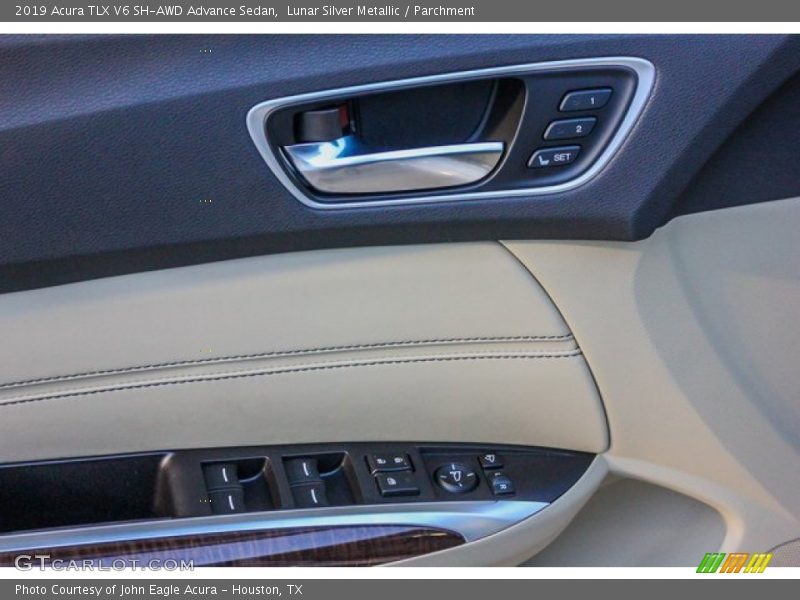 Lunar Silver Metallic / Parchment 2019 Acura TLX V6 SH-AWD Advance Sedan