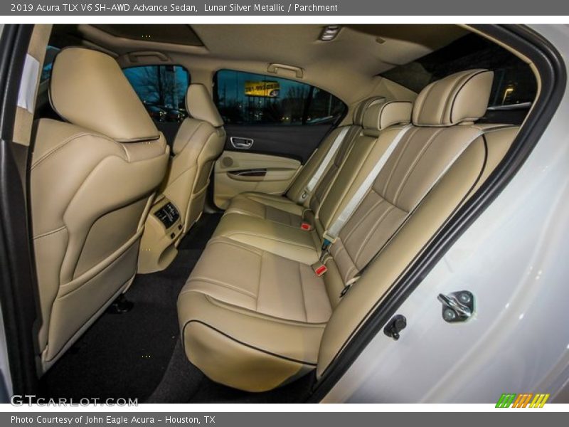 Lunar Silver Metallic / Parchment 2019 Acura TLX V6 SH-AWD Advance Sedan