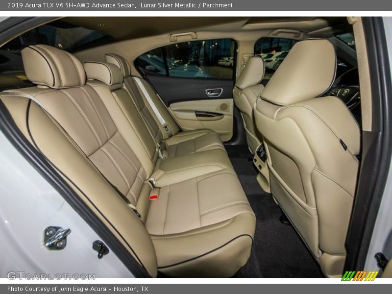 Lunar Silver Metallic / Parchment 2019 Acura TLX V6 SH-AWD Advance Sedan