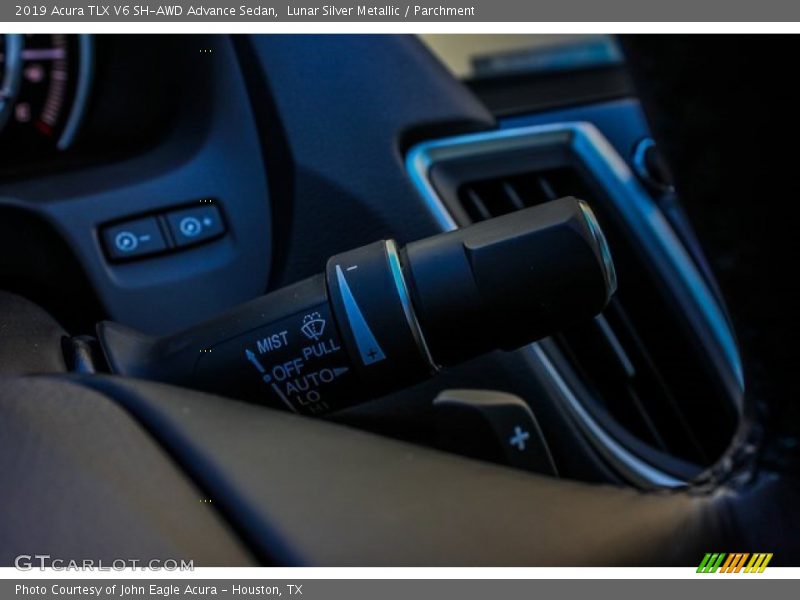 Lunar Silver Metallic / Parchment 2019 Acura TLX V6 SH-AWD Advance Sedan