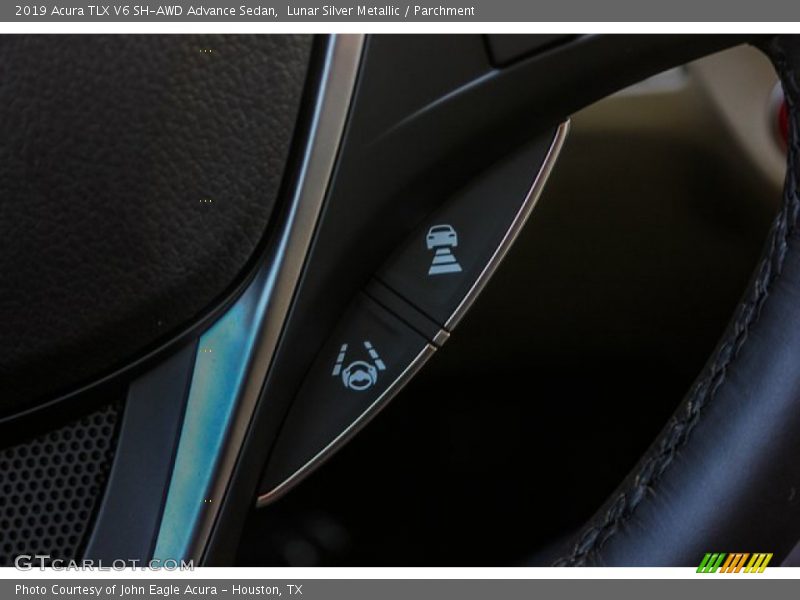Lunar Silver Metallic / Parchment 2019 Acura TLX V6 SH-AWD Advance Sedan