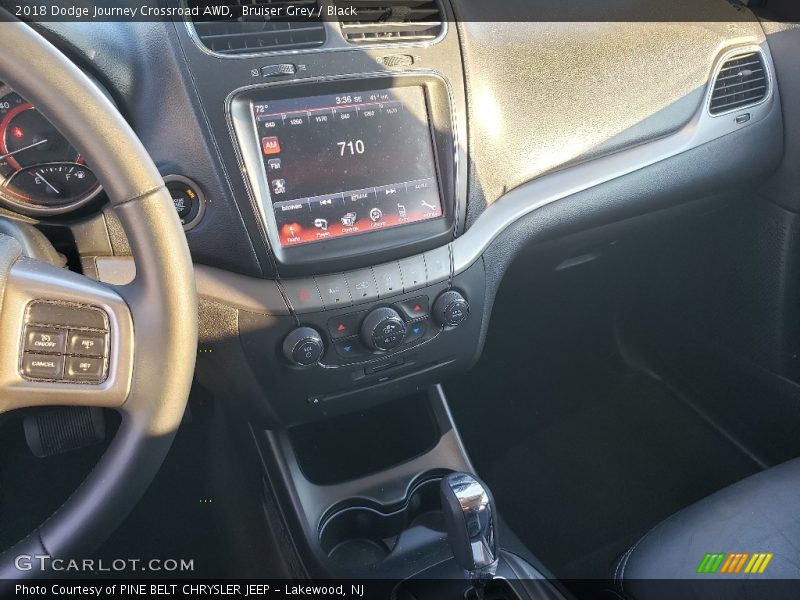 Bruiser Grey / Black 2018 Dodge Journey Crossroad AWD