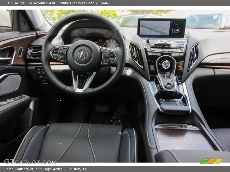 White Diamond Pearl / Ebony 2019 Acura RDX Advance AWD