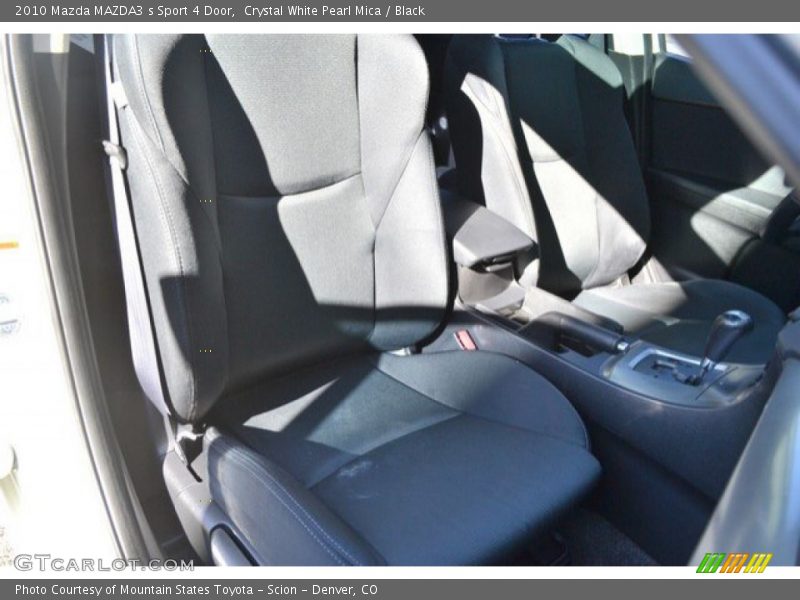 Crystal White Pearl Mica / Black 2010 Mazda MAZDA3 s Sport 4 Door