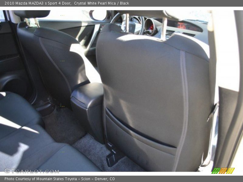 Crystal White Pearl Mica / Black 2010 Mazda MAZDA3 s Sport 4 Door
