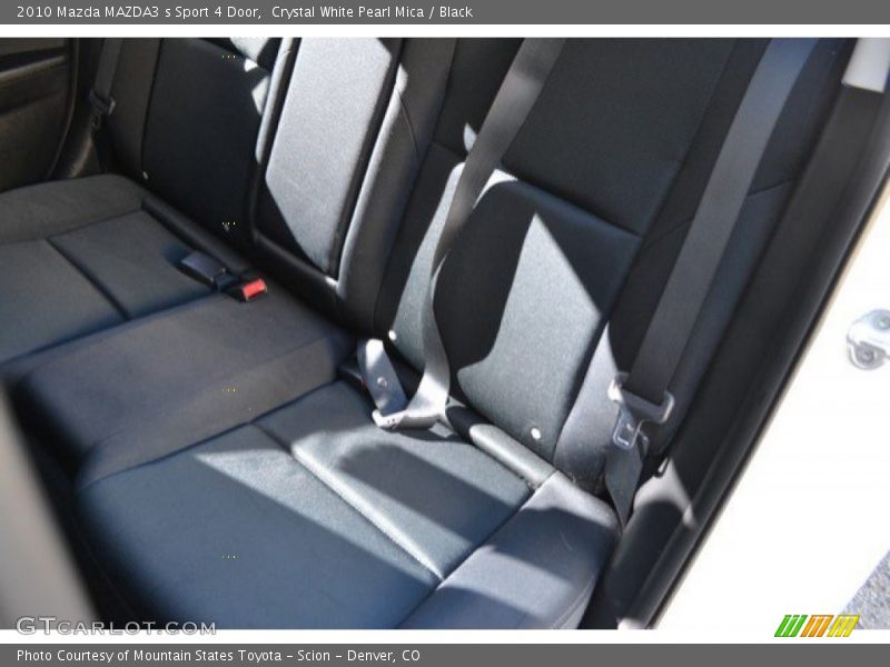 Crystal White Pearl Mica / Black 2010 Mazda MAZDA3 s Sport 4 Door