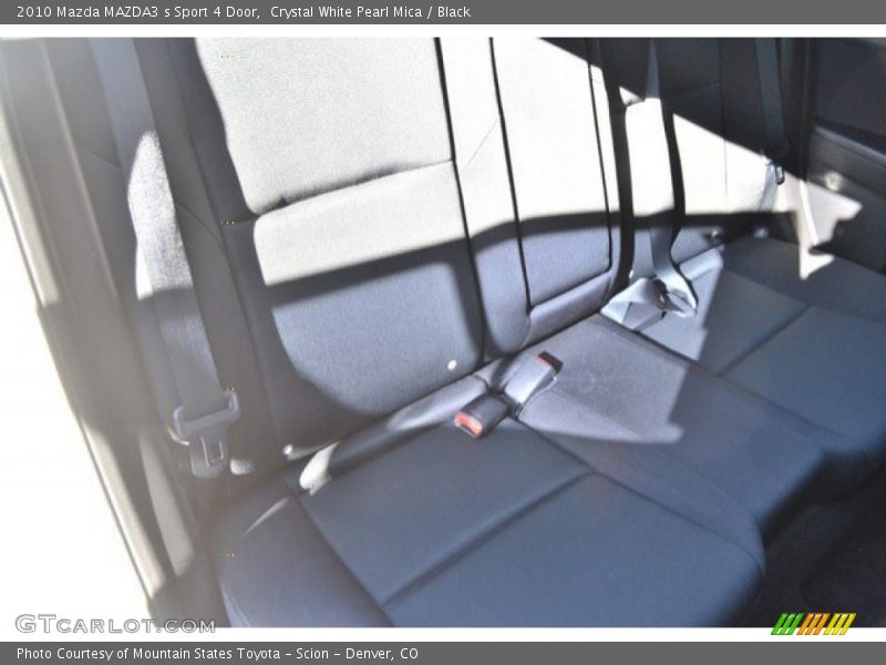 Crystal White Pearl Mica / Black 2010 Mazda MAZDA3 s Sport 4 Door