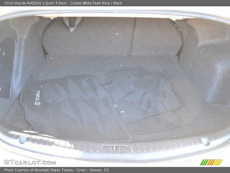 Crystal White Pearl Mica / Black 2010 Mazda MAZDA3 s Sport 4 Door