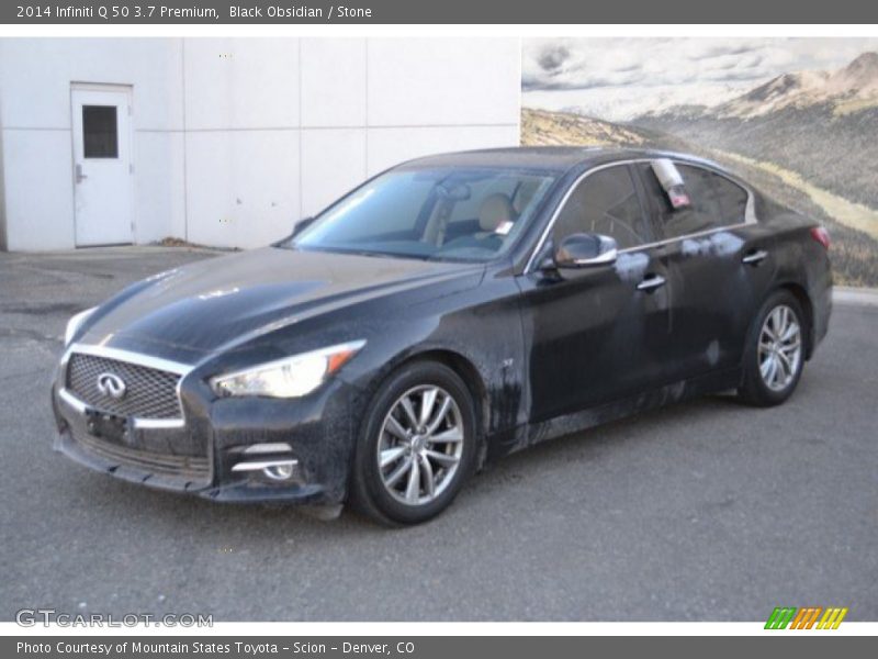 Black Obsidian / Stone 2014 Infiniti Q 50 3.7 Premium