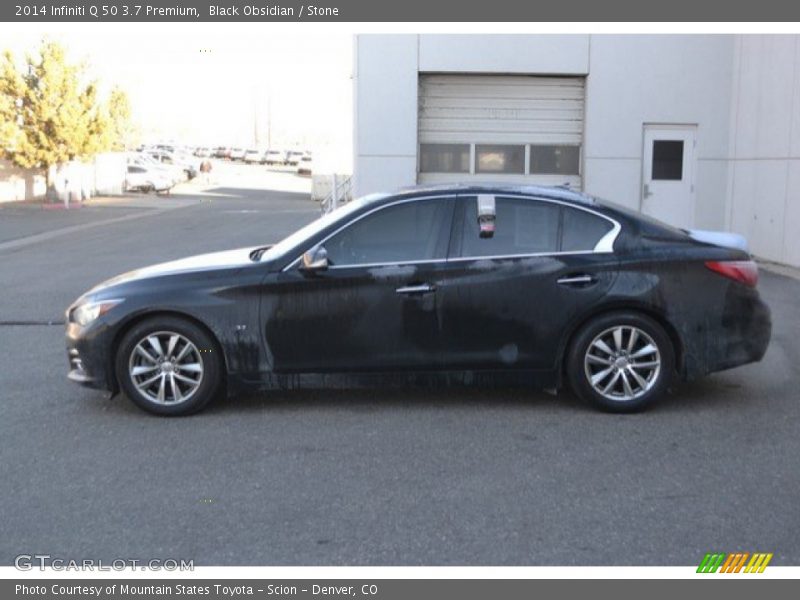 Black Obsidian / Stone 2014 Infiniti Q 50 3.7 Premium