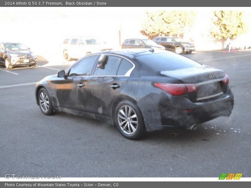 Black Obsidian / Stone 2014 Infiniti Q 50 3.7 Premium