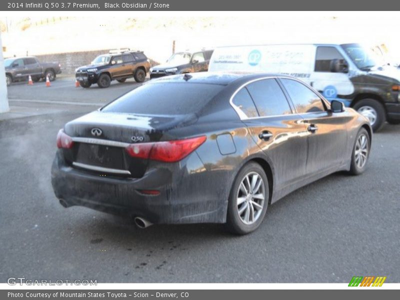 Black Obsidian / Stone 2014 Infiniti Q 50 3.7 Premium