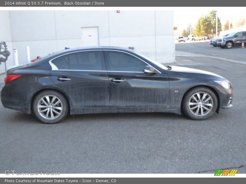 Black Obsidian / Stone 2014 Infiniti Q 50 3.7 Premium