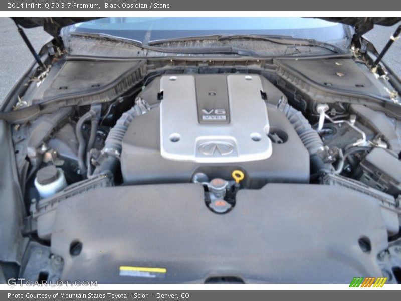 Black Obsidian / Stone 2014 Infiniti Q 50 3.7 Premium