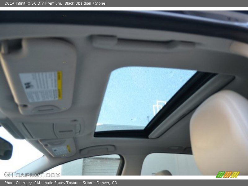 Black Obsidian / Stone 2014 Infiniti Q 50 3.7 Premium