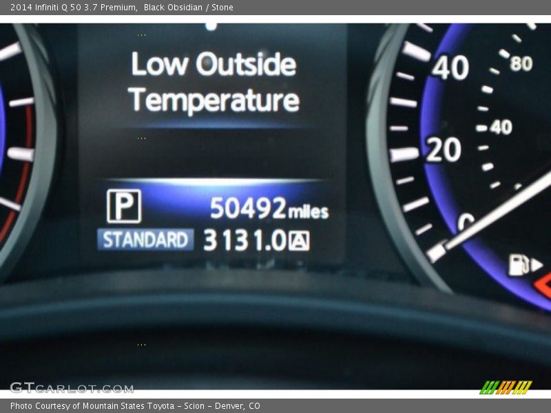 Black Obsidian / Stone 2014 Infiniti Q 50 3.7 Premium