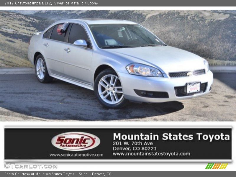 Silver Ice Metallic / Ebony 2012 Chevrolet Impala LTZ