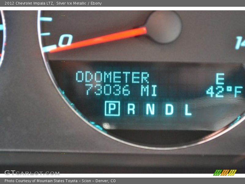 Silver Ice Metallic / Ebony 2012 Chevrolet Impala LTZ