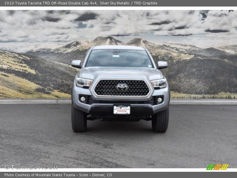 Silver Sky Metallic / TRD Graphite 2019 Toyota Tacoma TRD Off-Road Double Cab 4x4