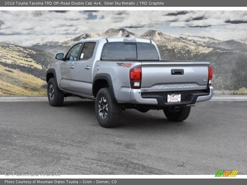 Silver Sky Metallic / TRD Graphite 2019 Toyota Tacoma TRD Off-Road Double Cab 4x4