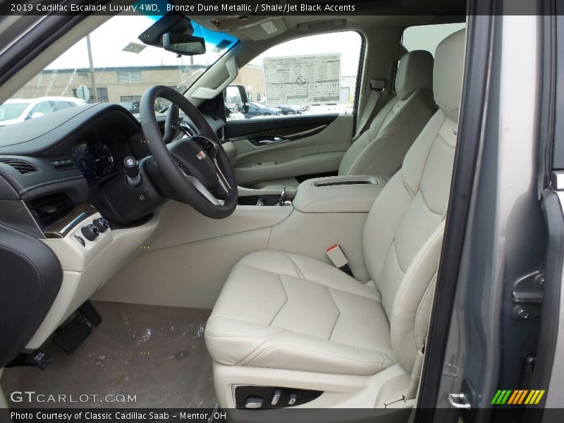 Front Seat of 2019 Escalade Luxury 4WD