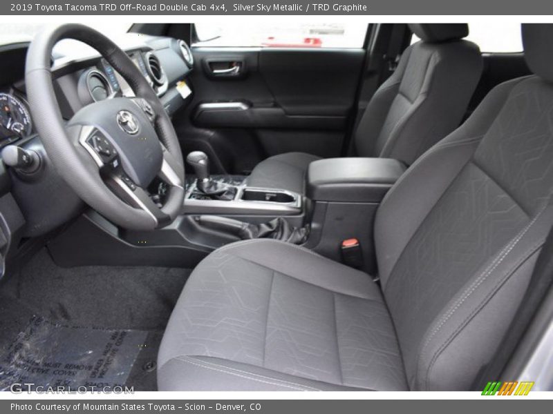 Front Seat of 2019 Tacoma TRD Off-Road Double Cab 4x4