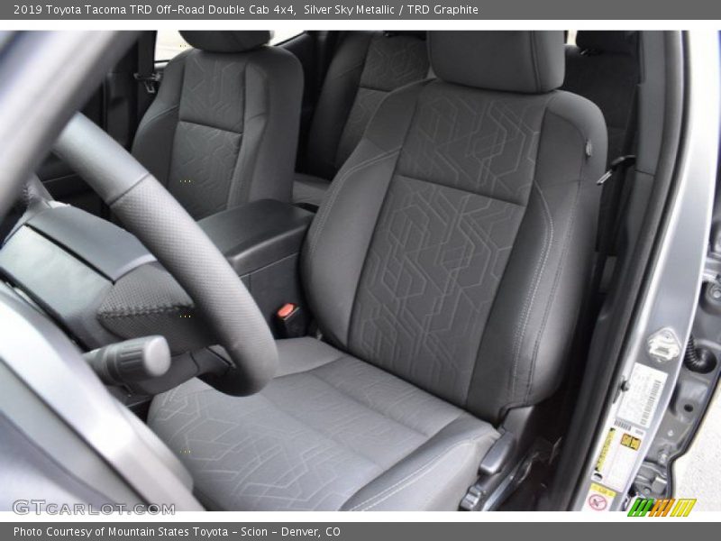 Front Seat of 2019 Tacoma TRD Off-Road Double Cab 4x4