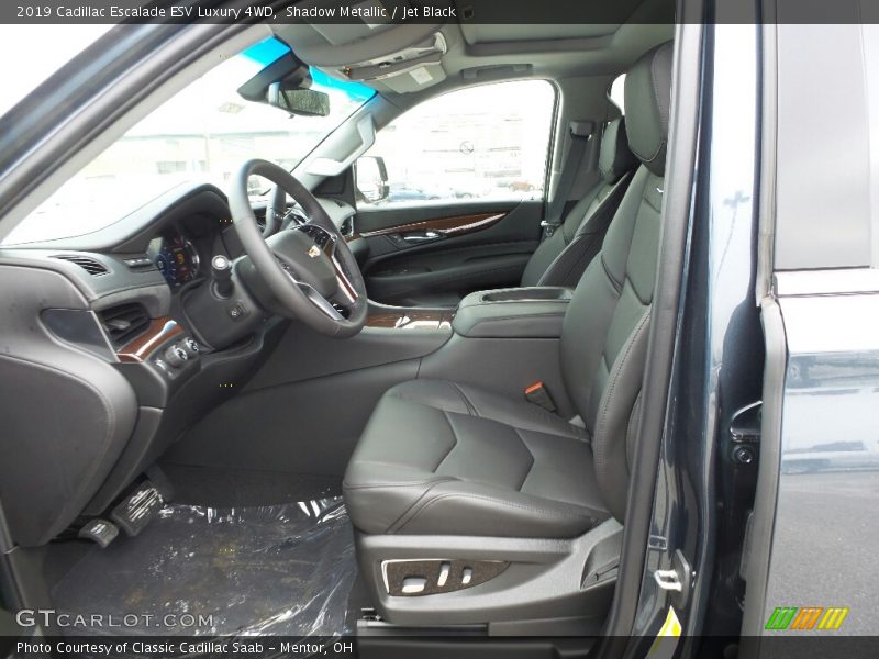 Shadow Metallic / Jet Black 2019 Cadillac Escalade ESV Luxury 4WD
