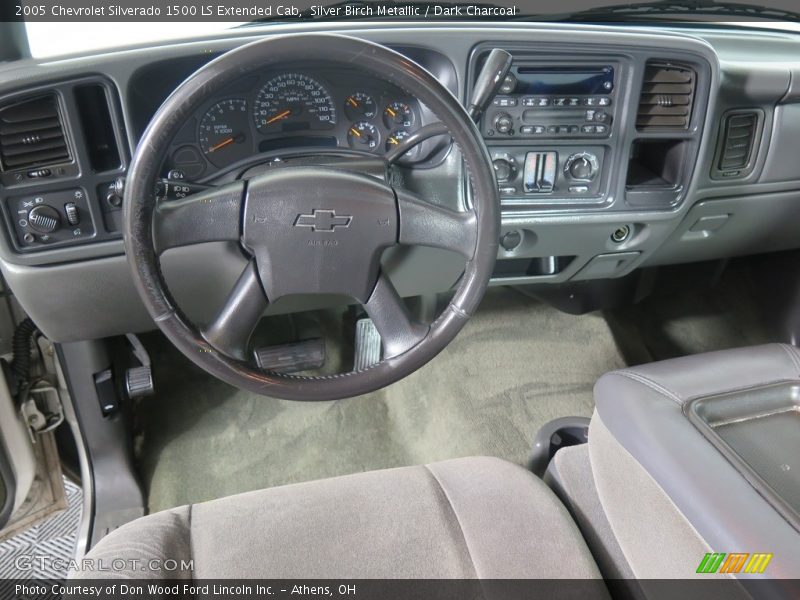 Silver Birch Metallic / Dark Charcoal 2005 Chevrolet Silverado 1500 LS Extended Cab