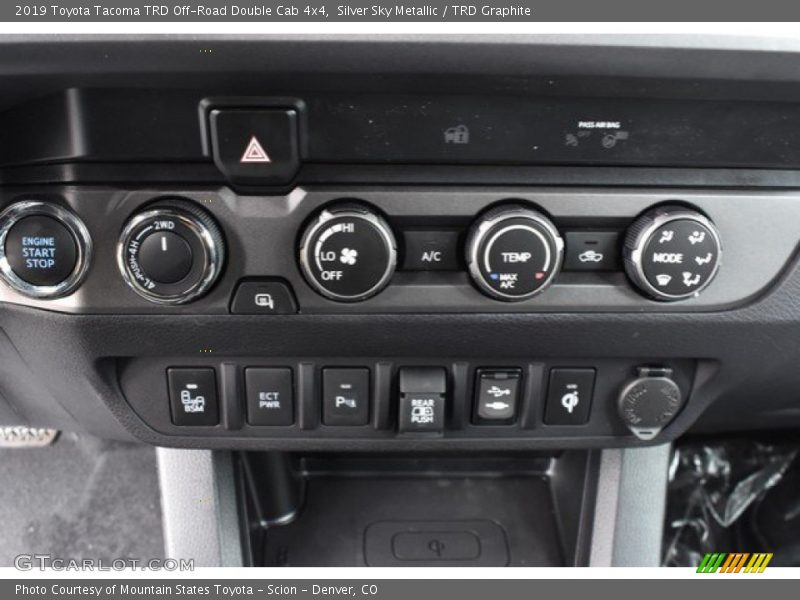 Silver Sky Metallic / TRD Graphite 2019 Toyota Tacoma TRD Off-Road Double Cab 4x4
