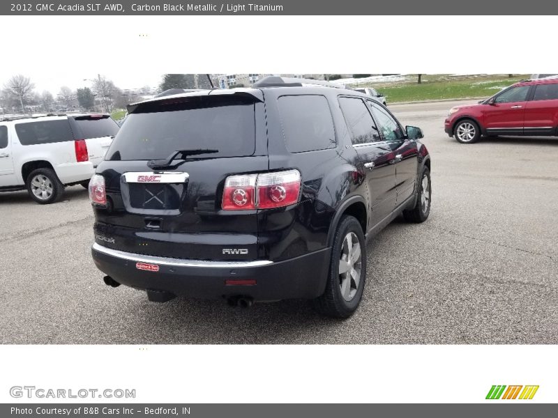 Carbon Black Metallic / Light Titanium 2012 GMC Acadia SLT AWD
