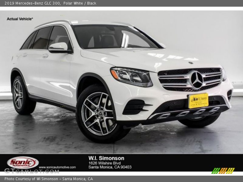 Polar White / Black 2019 Mercedes-Benz GLC 300