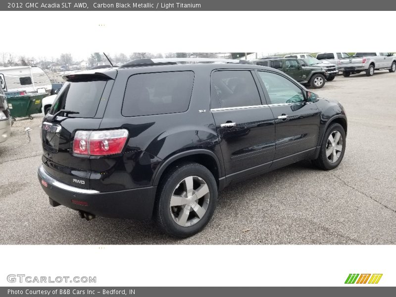 Carbon Black Metallic / Light Titanium 2012 GMC Acadia SLT AWD